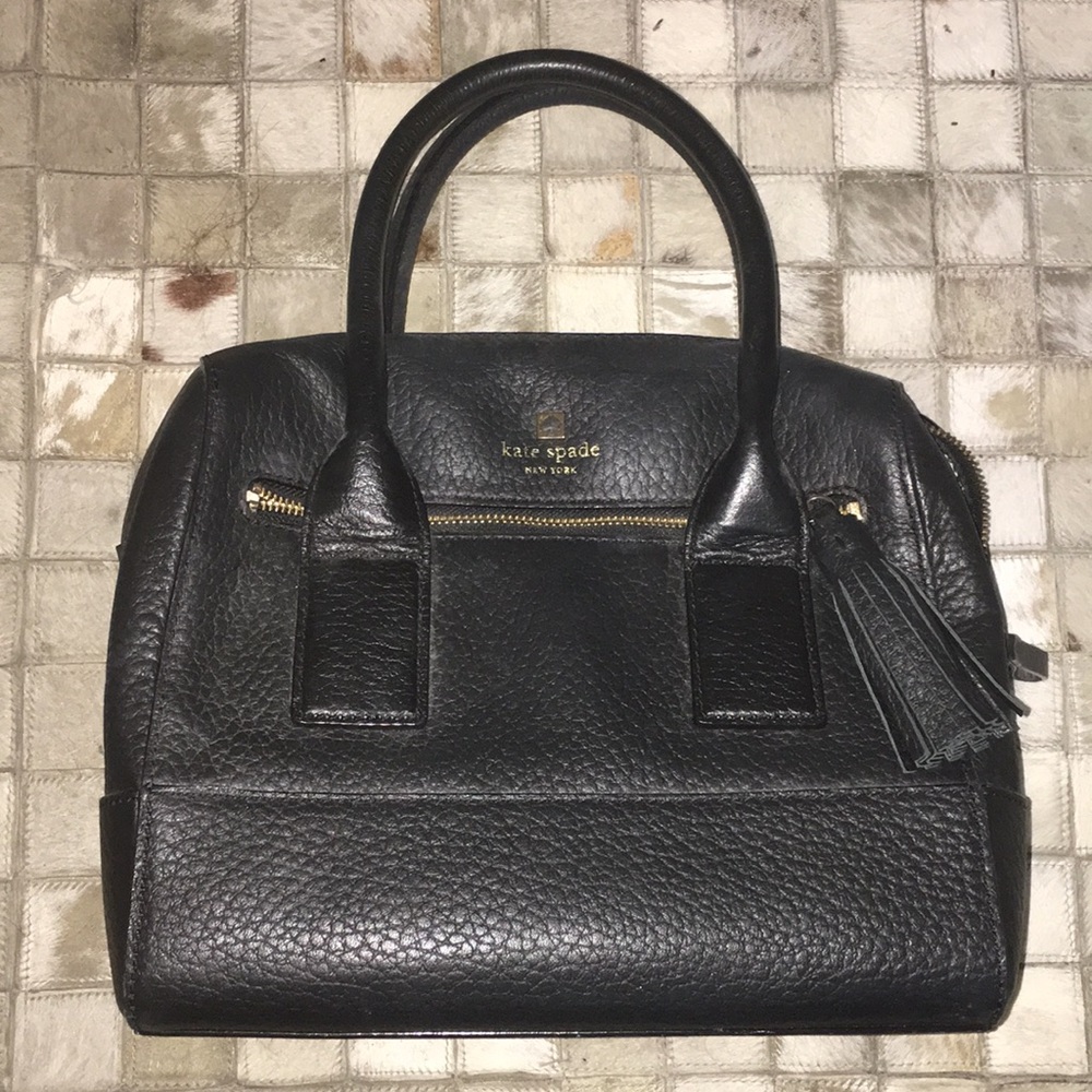 KATE SPADE BLK LEATHER PURSE